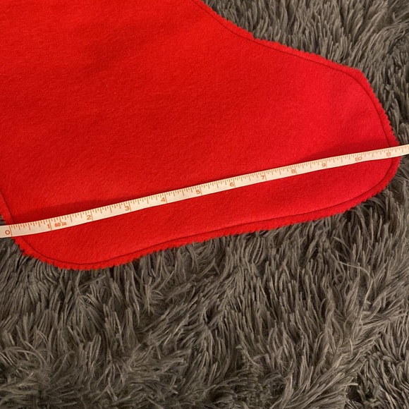 RED felt Christmas Stocking -1pc -multiple available - Picture 10 of 11